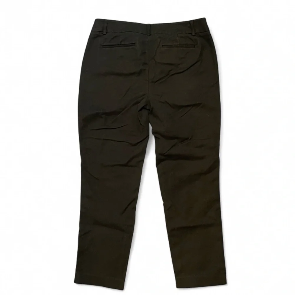 Hilary Radley Women's Black Chino Dress Pants Cotton Stretch Size 8 Career